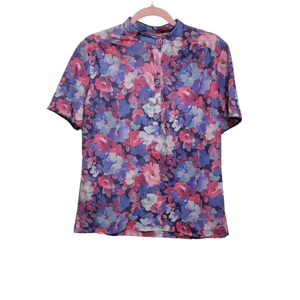 VTG Floral BlouseTop